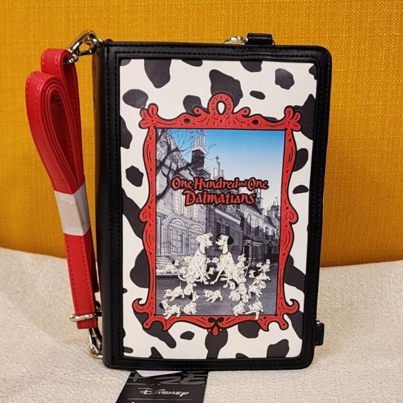 Loungefly Disney 101 Dalmatians Story Book Convertable Backpack Crossbody Bag main image 12